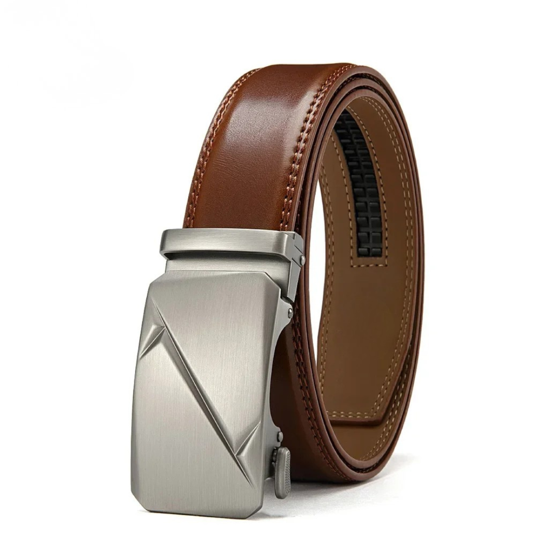Luxury Leather Automatic Buckle Belt™