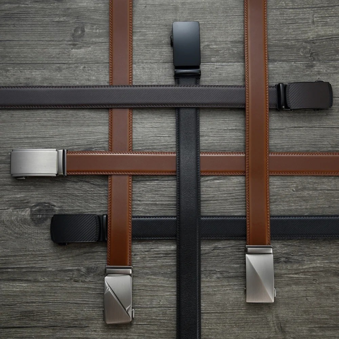 Luxury Leather Automatic Buckle Belt™