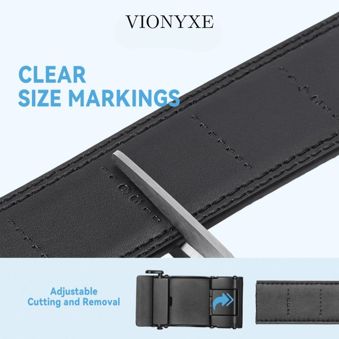 Luxury Leather Automatic Buckle Belt™
