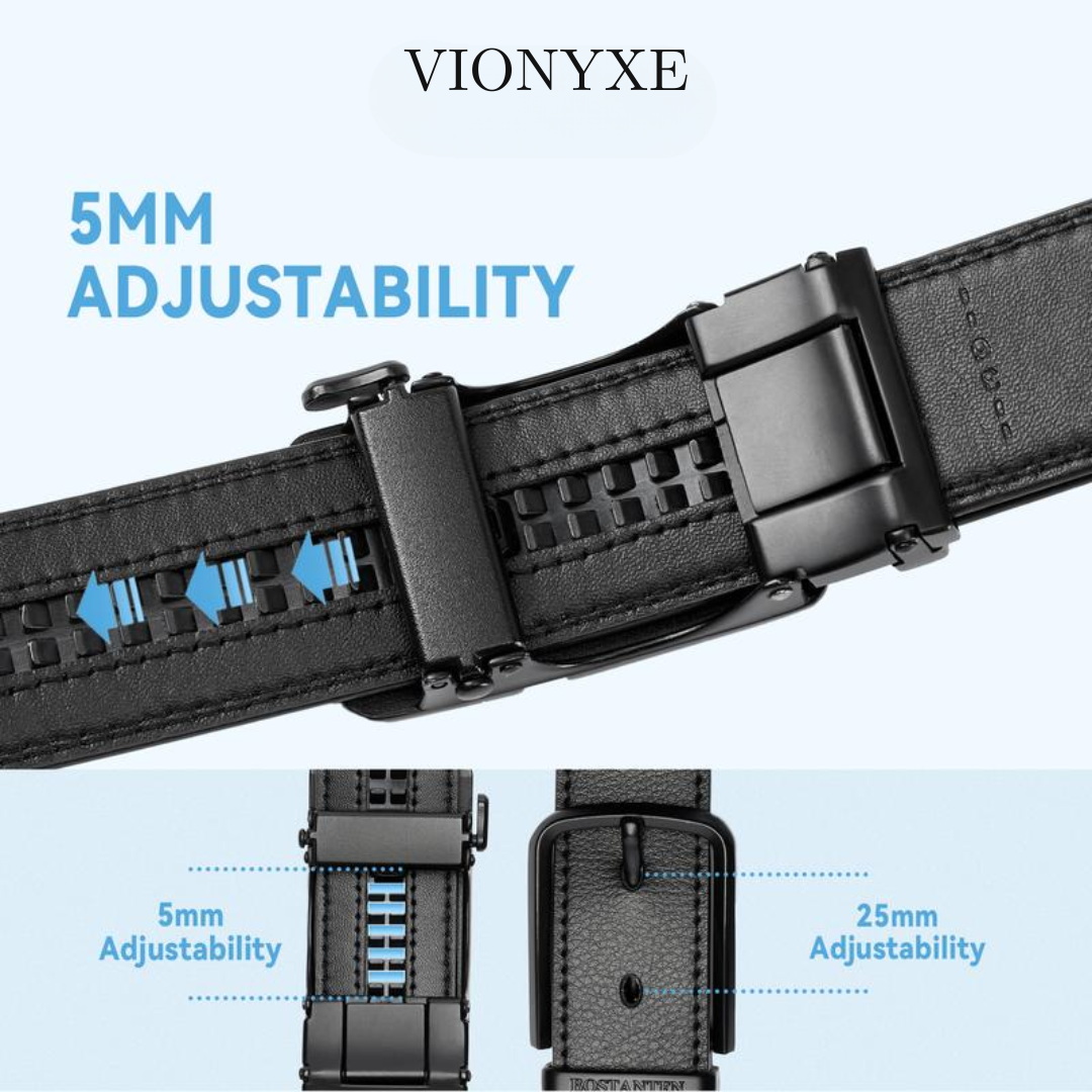 Luxury Leather Automatic Buckle Belt™