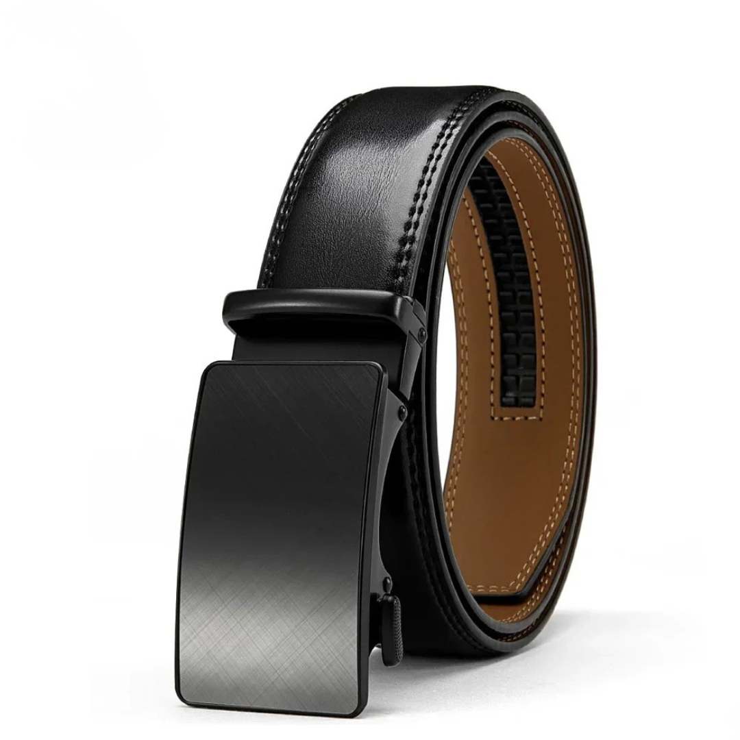 Luxury Leather Automatic Buckle Belt™